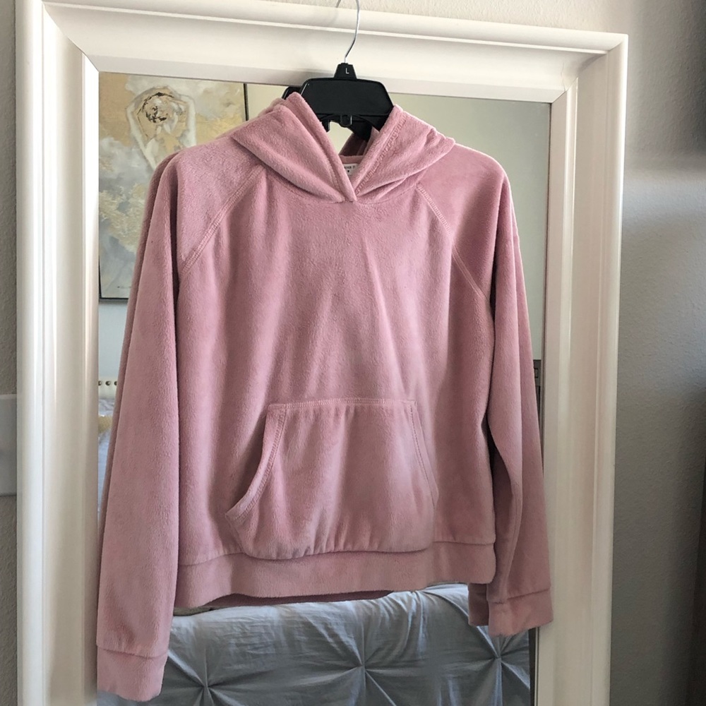 Forever 21 Rose Colored Hoodie SZ S